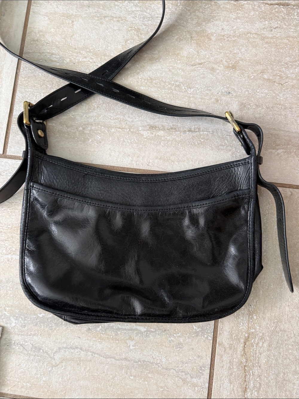 Hobo Leather Crossbody Shoulder Bag